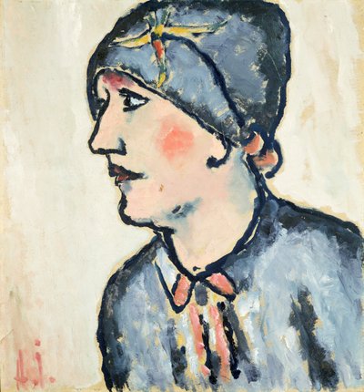 Frau Kirchhof by Alexej von Jawlensky